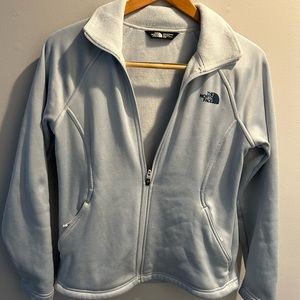 - Women’s Gray North face jacket size Medium.